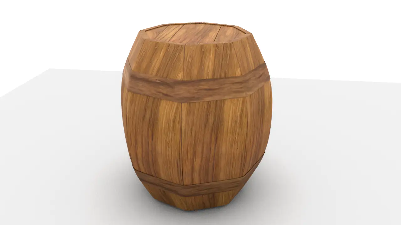 3D Barrel Prop